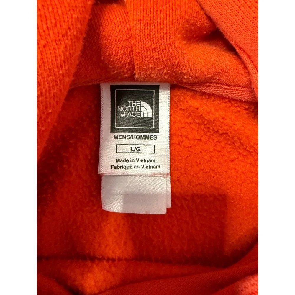 The North Face Berkeley Hoodie Men's L Pumpkin Orange Heritage Logo Gorpcore